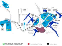 Carte de l'aéroport JFK de New York